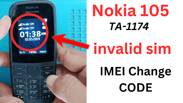 Nokia 105 Ta-1174 IMEI Change Codes